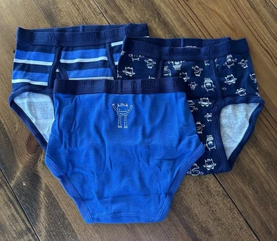 Gymboree Boys Size Small 5-6 Briefs 3 Pack Back To School Stocking Stuffers - Image 1 of 4