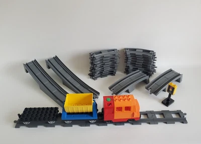 Tren Eléctrico Duplo LEGO TBE Circuito Rieles Locomotora Motorizada Set 10508 - Imagen 1 de 4