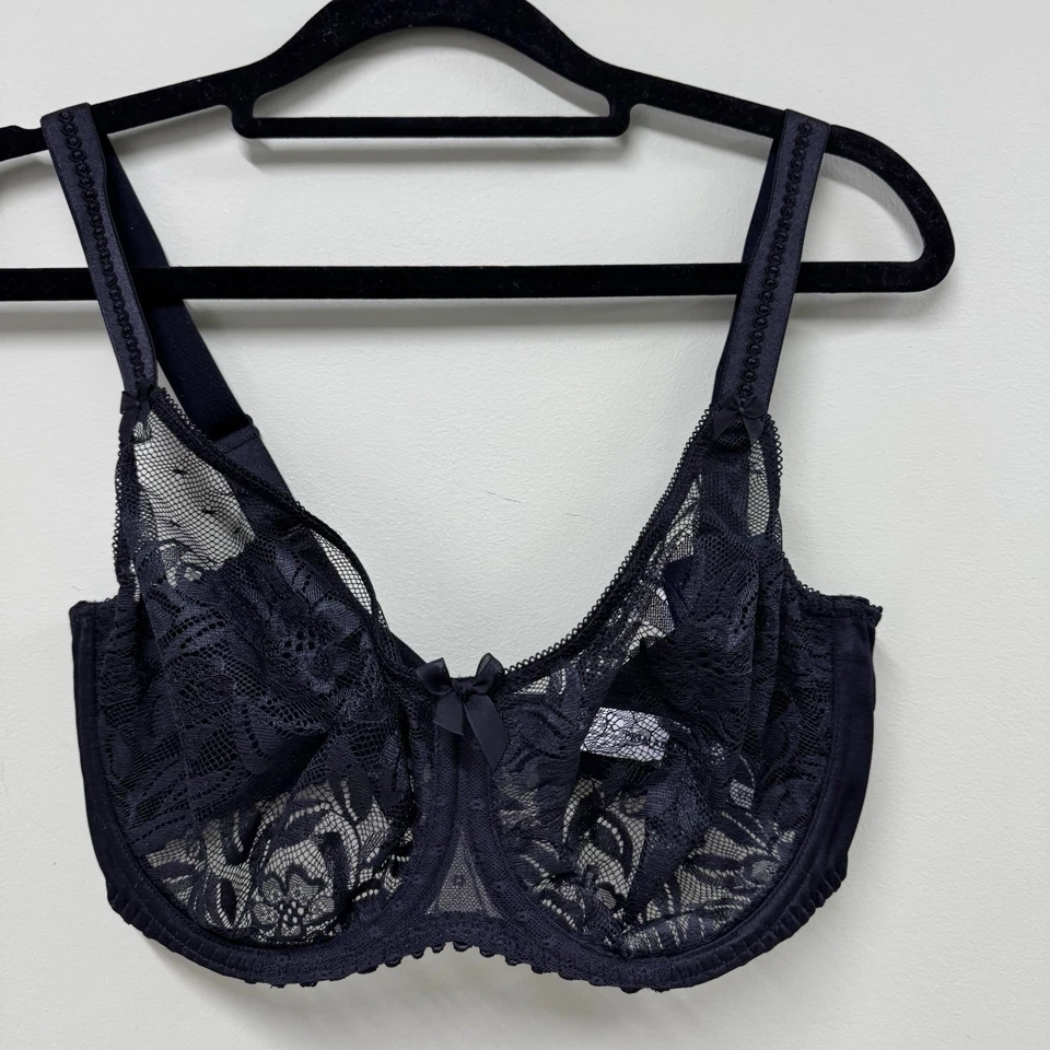Prima Donna Divine Black Lace Bra  32G - Image 1 of 4