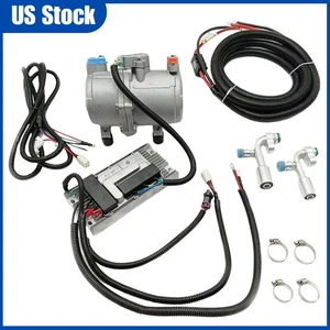 DC 12V Electric Car Air Conditioner Compressor 20CC A/C Control Panel Universal - Picture 1 of 16