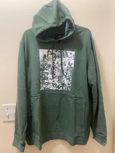 Jordan Air Hoodie Men's Small Green Graphic Print Long Sleeve DH3280-333 S210 - Picture 1 of 9