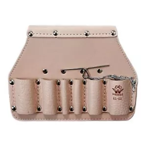 6 bolsillos cuero herramienta manual cinturón de cintura soporte de bolsillo bolsa organizador - Imagen 1 de 3