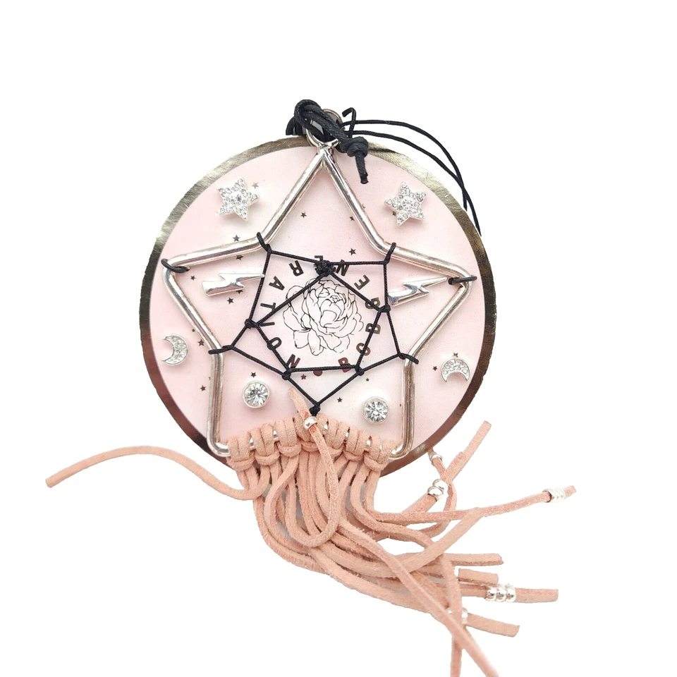 BCBGeneration 金色水晶耳钉耳环和捕梦网装饰 4 件套 — 第 1/2 张图片