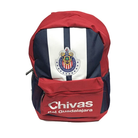 chivas backpack school mochila bookbag cinch mexico red chicharito rayadas Cover