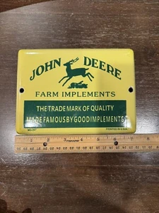 Vintage John Deere Porcelain Sign - Picture 1 of 3