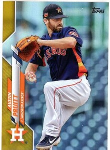 2020 Topps Update Series Gold Foil #U203 Austin Pruitt (Astros)