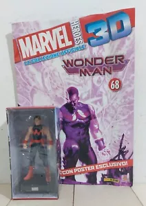95129 Action Figure - Marvel Heroes 3D n. 68 - Wonder Man + Rivista - Foto 1 di 1