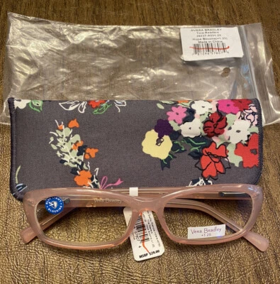 NUEVO VERA Bradley Gafas de Lectura TINA +1.25 Hope Blooms Bloque de Luz Azul Foto 1 de 4