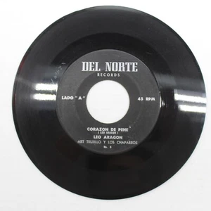 Leo Aragon Corazon de Pene / Una Palomita 45 Vinyl Record VG+ RARE - Picture 1 of 2