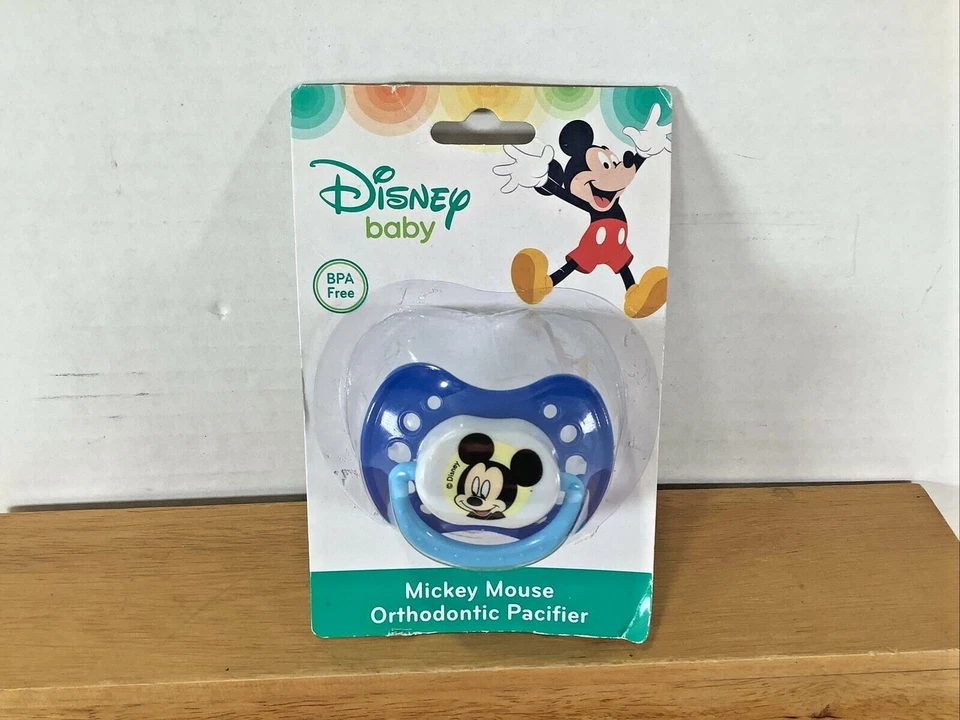 Disney Baby Mickey Mouse Orthodontic Pacifier BPA Fast Ship