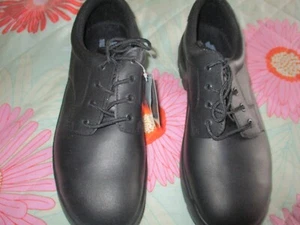 Tredlite Benmore Black Steel Toe Cap Mens Safety Shoes Size 13 New - Picture 1 of 6