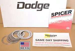 Dodge Durango Dakota Dana 35 Front Carrier Shim Kit 1997-1999 OEM Dana Spicer - Picture 1 of 4