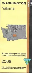 Mapa BLM de Yakima, Washington, por el Departamento del Interior de EE. UU. - Imagen 1 de 1
