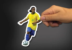 Ronaldinho Vinyl Sticker | Soccer Decal for Car Truck Bumper Laptop Window - Picture 1 of 2
