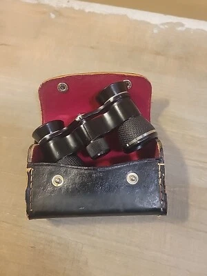 Vintage Tasco 2.5x Opera Glasses/Binoculars With Leather Case - Image 1 of 4