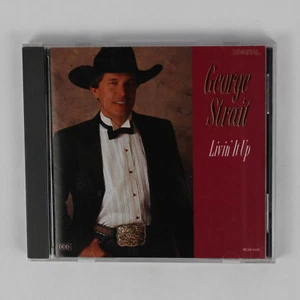 Music CD Livin' It Up by George Strait 1990 MCA Records - Picture 1 of 4