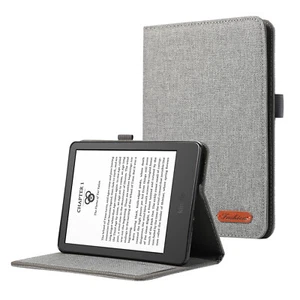 For Amazon Kindle Paperwhite 6/5 Fire 7/HD10/8 Folio Stand Case Auto Sleep&Wake - Picture 1 of 12
