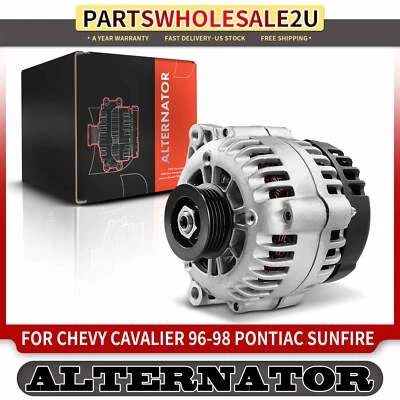 Alternator for Chevrolet Cavalier Pontiac Sunfire 1996-1998 2.2L 105A 12V CW 5G - Image 1 of 4