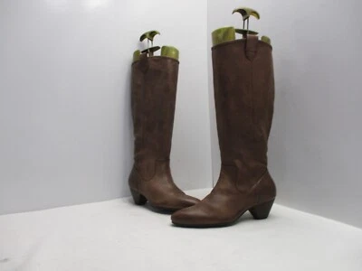 Nicole Audacious Brown Leather Knee High Comfort Boots Womens Size 6 M - Image 1 of 4