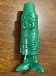 CRAYOLA BRAND Green PLASTIC FIGURAL TIP CHARACTER CRAYON SHARPENER ART CRAFTS - Picture 1 of 3