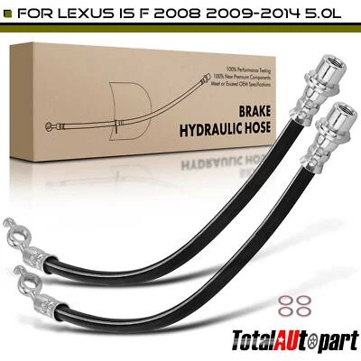 Manguera hidráulica de freno trasera 2 piezas para Lexus IS F 2008 2009 2010 2011 2012 2013 2014 Foto 1 de 4