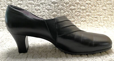 Zapatos de tacón BeautiFeel plisados de cuero negro 42 10,5 11 Foto 1 de 4