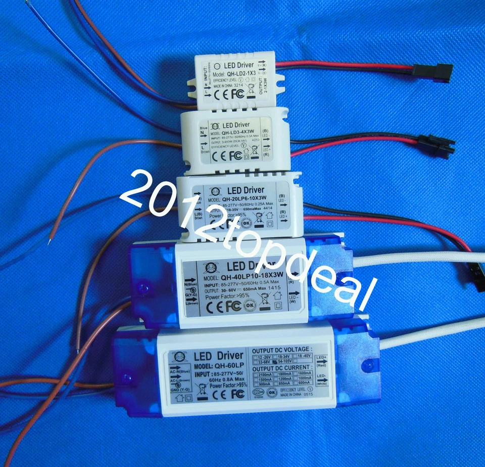 1-30x3w LED Driver Power Supply Transformer Light Power Supply F 3w LED Chip - Image 1 of 1
