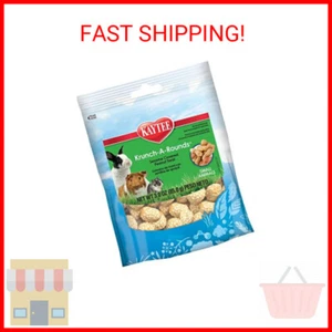 Kaytee Krunch-A-Rounds Sesame Covered Peanut Treat for Pet Rabbits, Guinea Pigs, - Picture 1 of 2