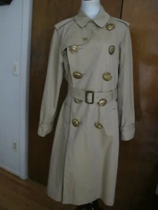 Burberry Eastheath Bird Coat Size 48 Honey  - Picture 1 of 11