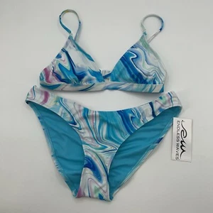 Endless Waves Badeanzug 2-teilig Bikini Triangel Oberteil mittel freches Unterteil großer Wirbel - Bild 1 von 13