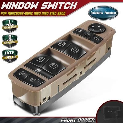 Power Window Switch (Cream) for Mercedes-Benz W169 W245 A B Class A1698206710 - Image 1 of 4