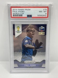 2014 Panini Prizm World Cup Soccer #79 Paul Pogba France PSA 8 NM-MT - Picture 1 of 1