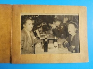  The Aquarium Restaurant N.Y. Souvenir Photo w. Cab Calloway Autograph Signature - Picture 1 of 5