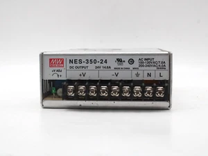 Fuente de alimentación conmutada Mean Well NES-350-24 24V 14.6A UL LED - Alta eficiencia - Imagen 1 de 6