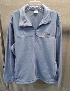 Chaqueta Columbia para Hombre XL Polar Azul Poliéster con Cremallera Completa Cálida Al aire libre - Imagen 1 de 7