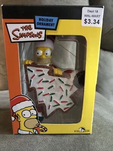 Kurt S. Adler Homer Simpson Eating A Christmas Tree Sugar Cookie Ornament - Picture 1 of 6