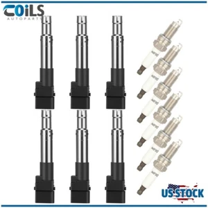 Ignition Coil & Iridium Spark Plug Fits Porsche Cayenne 2004 2005 2006 3.2L - Picture 1 of 16