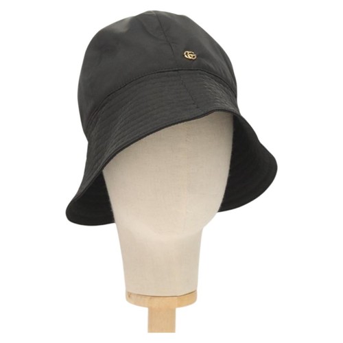 GUCCI Cappellino Nylon L Nero 729470 Autentico 118857M