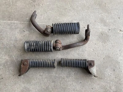 Juego de 4 clavijas inferiores delanteras y traseras Honda CB360T 1974 #3028E para motocicleta Foto 1 de 4