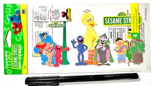 Sesame Street Gang Stickers Scrapbooking Embellishment Card - Picture 1 of 1