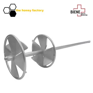 Rührstab mit Schutz FLY SAFE Edelstahl Honigrührer Rührpropeller M14 GEWINDE - Bild 1 von 2
