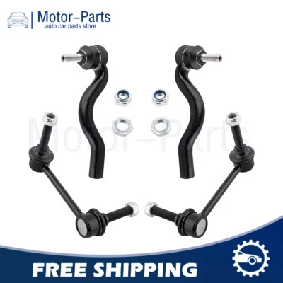 4X Front Sway Bar Links Outer Tierods For Jeep Grand Cherokee 2011 2012-2015 - Image 1 of 4