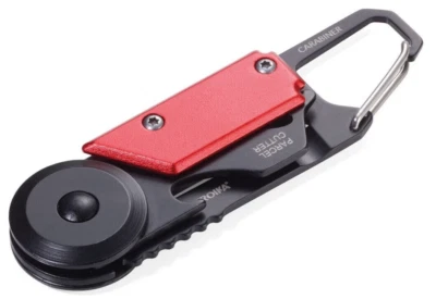 Mini-Werkzeug mit 5 Funktionen Paketmesser Karabinerhaken Flaschenöffner TROIKA - Bild 1 von 4