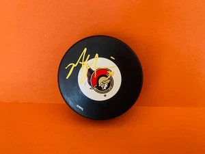 Antoine Vermette Autographed Ottawa Senators NHL Licensed Puck All Sports Cert. - Picture 1 of 7