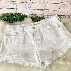 Free People Loving Good Vibrations Cutoff Shorts Womens Size 30 - Picture 1 of 6
