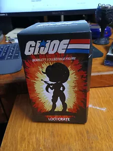 Loot Crate Exclusive G.I. Joe Scarlett Collectible Vinyl Figure Brand New Sealed - Picture 1 of 7