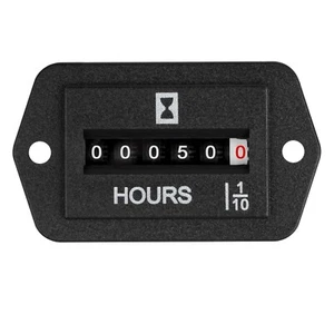 Yooreal Digital Mechanical Hour Meter,for AC 110 to 250V Lawn Mower Generator RV - Picture 1 of 9