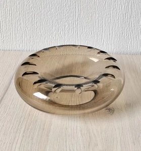 Habitat Marc Newson 'Urchin' Glass Ashtray Smokey Swedish Design 1995 Signed - Picture 1 of 18