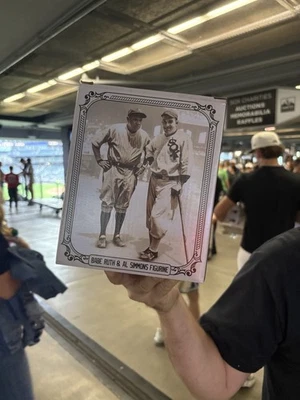 BABE RUTH & AL SIMMONS 1933 ALL STAR GAME FIGURINE NEW WHITE SOX SGA Giveaway - Image 1 of 3