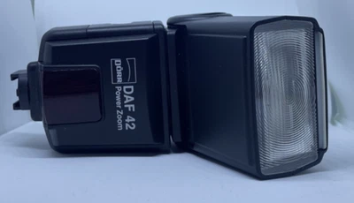 Blitzgerät TTL Doerr DAF-42 Power-Zoom für Sony / Minolta sehr guter Zustand - Bild 1 von 3